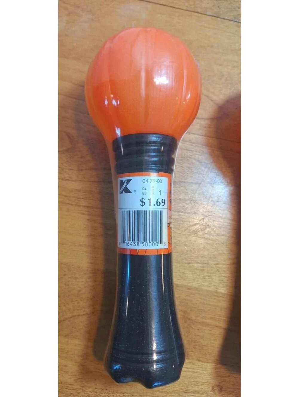 2 VTG Halloween Blow Mold Safety Flashlights New Sealed Old Stock 8